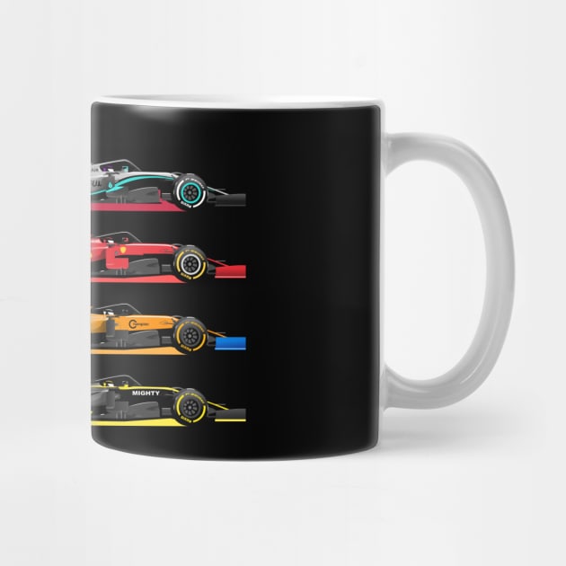 Formula Race Cars by marieltoigo